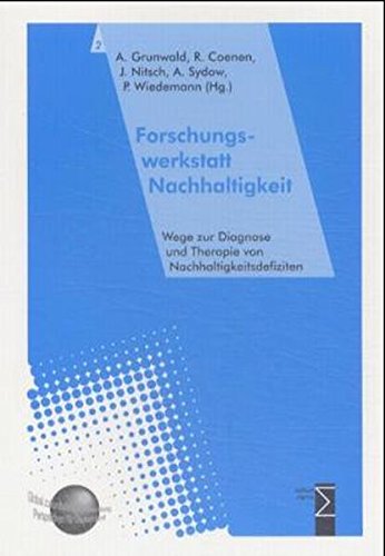Forschungswerkstatt Nachhaltigkeit. (9783894045722) by Peter Wiedemann