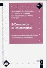 Beispielbild fr E-Commerce in Deutschland: Eine kritische Bestandsaufnahme zum elektronischen Handel zum Verkauf von Studibuch