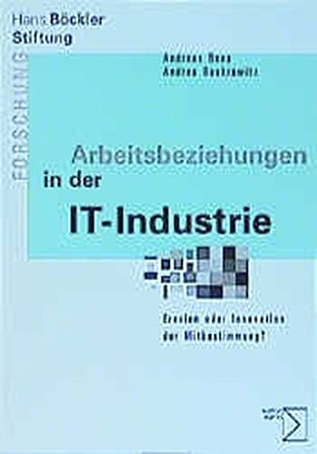 Stock image for Arbeitsbeziehungen in der IT-Industrie for sale by medimops