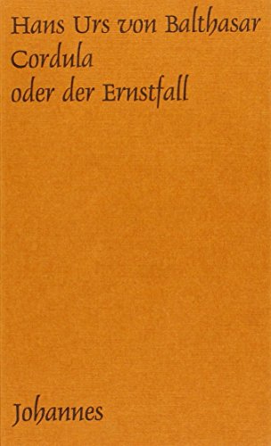 9783894110697: Cordula oder der Ernstfall