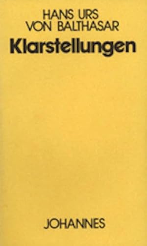 Beispielbild fr Klarstellungen: Zur Prfung der Geister zum Verkauf von medimops