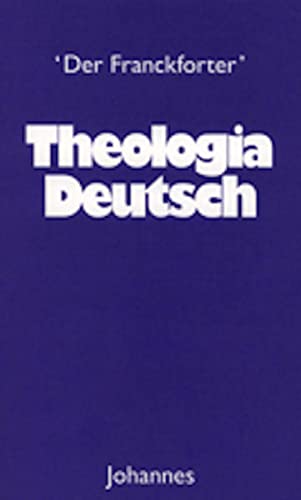 Beispielbild fr Theologia Deutsch zum Verkauf von Blackwell's