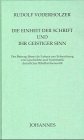 Beispielbild fr Die Einheit der Schrift und ihr Geistiger Sinn. Der Beitrag Henri de Lubacs zur Erforschung von Geschichte und Systematik christlicher Bibelhermeneutik zum Verkauf von Antiquariaat Schot