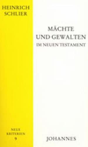 Imagen de archivo de Mchte und Gewalten im Neuen Testament a la venta por GreatBookPrices