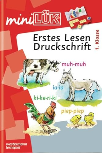 Beispielbild fr mini LK, bungshefte, Erstes Lesen, Druckschrift zum Verkauf von medimops