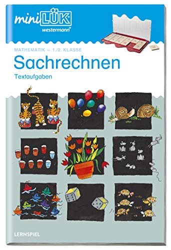 Beispielbild fr miniLK: Sachrechnen: Textaufgaben 1. und 2.Klasse: bungen mit Textaufgaben, Addition, Substraktion, Multiplikation, Division,, und gemischte Aufgaben zum Verkauf von medimops