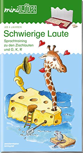 miniLÃœK. Schwierige Laute ab 4 Jahren: Schwierige Laute: FrÃ¼herkennung und Sprachtraining zu den Zischlauten, G, K und R fÃ¼r Kinder ab 4 Jahren (9783894143244) by [???]