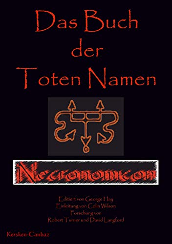 Stock image for Das Buch der Toten Namen, Necronomicon for sale by medimops
