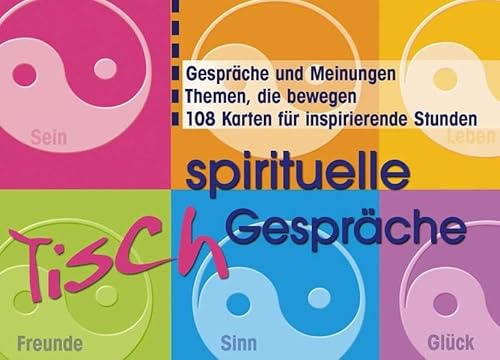 Beispielbild fr Spirituelle Tisch-Gesprche, 108 Karten: 106 Karten in Schmuckbox. Gesprche und Meinungen. Themen, die bewegen zum Verkauf von medimops