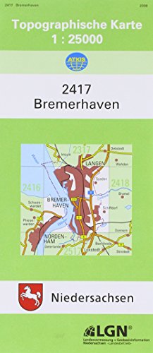 9783894350536: Bremerhaven 1 : 25 000. (TK 2417/N)