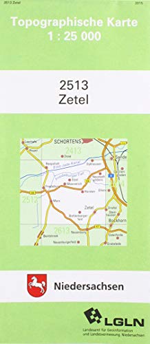 9783894350673: Zetel 1 : 25 000. (TK 2513/N)