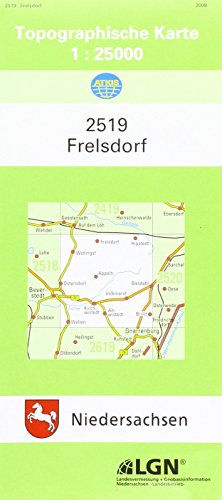 9783894350734: Frelsdorf 1 : 25 000. (TK 2519/N)