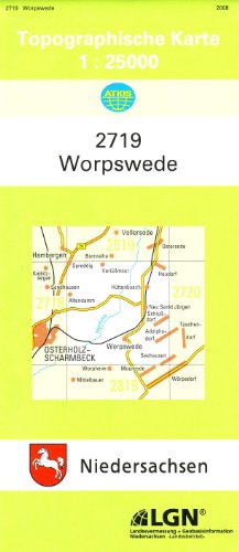 Worpswede 1 : 25 000. (TK 2719/N)