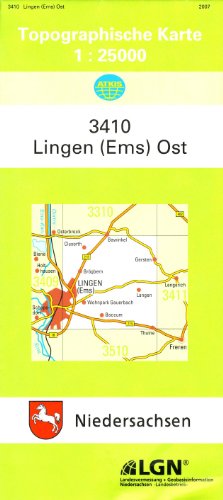 9783894352844: Lingen (Ems) Ost 1 : 25 000. (TK 3410/N)