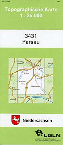 9783894353056: Parsau 1 : 25 000. (TK 3431/N)