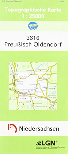 9783894353353: Preuisch Oldendorf 1 : 25 000. (TK 3616/N)