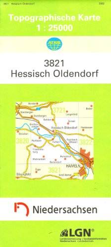 9783894353698: Hessisch Oldendorf 1 : 25 000. (TK 3821/N)