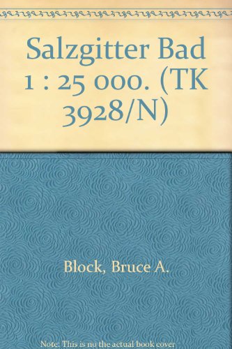 9783894353889: Salzgitter Bad 1 : 25 000. (TK 3928/N)