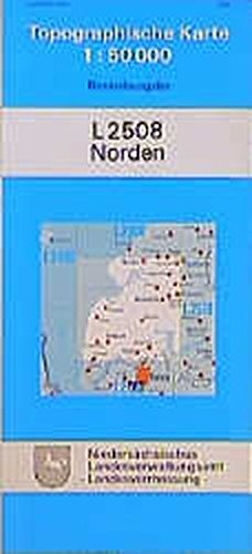 Beispielbild fr Topographische Karten Niedersachsen, Bl.2508 : Norden zum Verkauf von NEPO UG