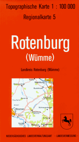 9783894355814: Rotenburg (Wmme) 1 : 100 000. Regionalkarte 05/N: Landkreis Rotenburg (Wmme)