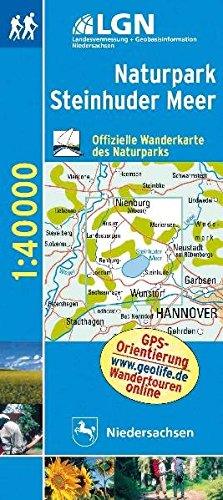 Topographische Sonderkarten Niedersachsen. Sonderblattschnitte auf der Grundlage der amtlichen topographischen Karten, meistens grösseres . Bl.2, Naturpark Steinhuder Meer - LGLN