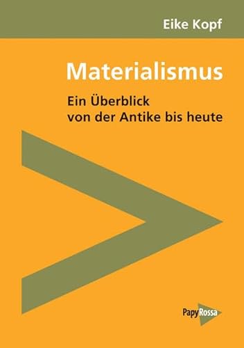 Beispielbild fr Materialismus zum Verkauf von medimops