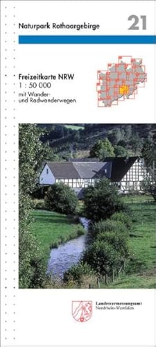 Beispielbild fr Freizeitkarte Nordrhein-Westfalen, Bl.21, Naturpark Rothaargebirge zum Verkauf von medimops