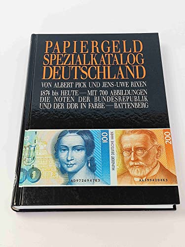 Beispielbild fr Papiergeld-Spezialkatalog Deutschland : 1874 bis heute. Die Noten der Bundesrepublik und der DDR in Farbe. zum Verkauf von Bernhard Kiewel Rare Books