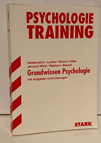 Psychologie-Training. Grundwissen Psychologie. (9783894493479) by Psillos, Stathis