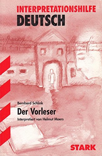 Imagen de archivo de Interpretationshilfe Deutsch. Der Vorleser a la venta por WorldofBooks