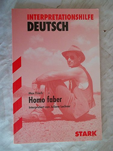 Stock image for Interpretationen - Deutsch Frisch: Homo faber: Interpretiert von Elisabeth Durm for sale by Ammareal