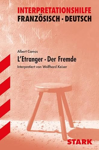 9783894495428: L' Etranger / Der Fremde. Interpretationshilfe Deutsch - Franzsisch