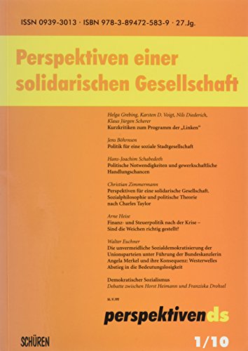 Stock image for Perspektiven einer solidarischen Gesellschaft for sale by medimops