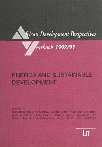 Stock image for African Development Perspectives Yearbook 1992/93: Energy and Sustainable Development: Vol 003 for sale by Revaluation Books