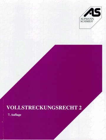 Stock image for Vollstreckungsrecht 2 for sale by Martin Preu / Akademische Buchhandlung Woetzel