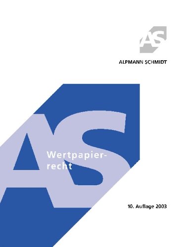 Beispielbild fr Wertpapierrecht 2003. Mit klausurmigen Beispielen und Lsungen zum Verkauf von medimops