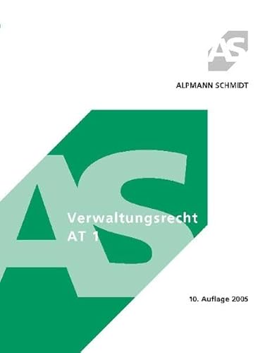 9783894767815: Verwaltungsrecht Allgemeiner Teil 1