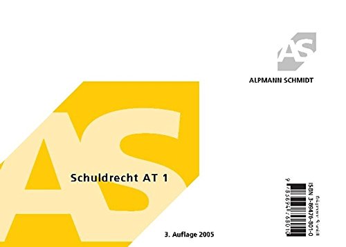 Stock image for Alpmann-Cards, Karteikarten: Schuldrecht AT 1 for sale by medimops