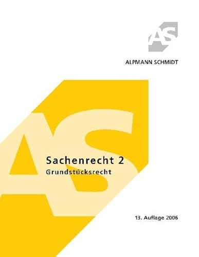 Stock image for Sachenrecht 2: Grundstcksrecht for sale by medimops