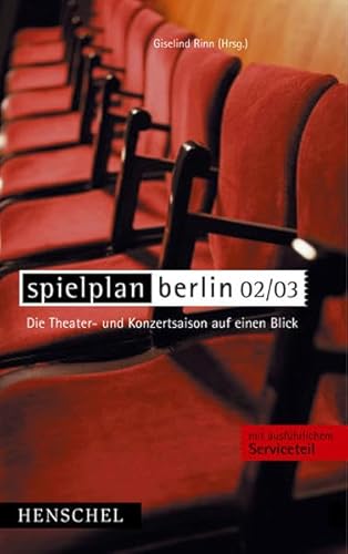 Beispielbild fr Spielplan Berlin 02/03 zum Verkauf von medimops