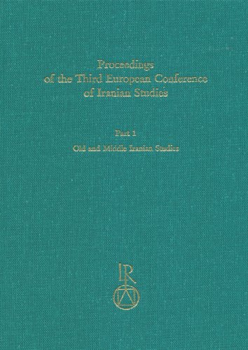 9783895000706: Proceedings of the Third European Conference of Iranian Studies: Held in Cambridge, 11th to 15th September 1995. Old and Middle Iranian Studies (Beitrage Zur Iranistik)