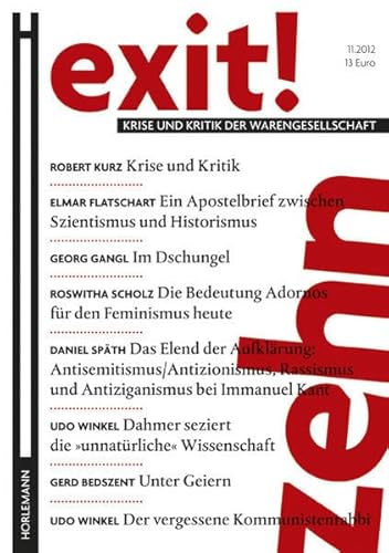 Beispielbild fr EXIT! 10: Krise und Kritik der Warengesellschaft zum Verkauf von medimops