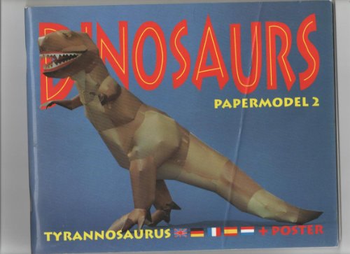9783895080043: Dinosaurs Papermodel 2 - Tyrannosaurus & Poster