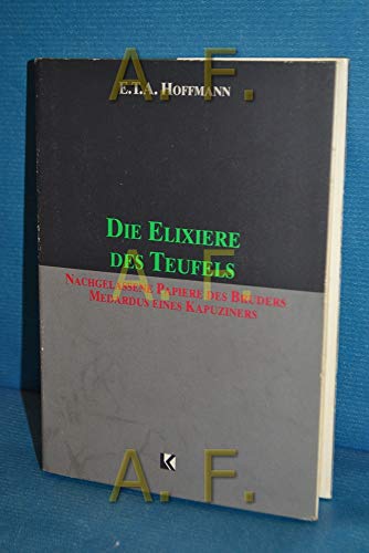 9783895080333: Hoffmann: Elixiere DES Teufels