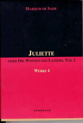 Stock image for Juliette oder Die Wonnen des Lasters II for sale by medimops