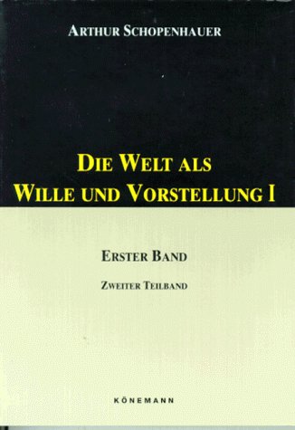 9783895082658: Die Welt als Wille und Vorstellung 1/2