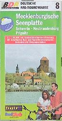 Deutsche Radtourenkarte, Bl.8, Mecklenburgische Seenplatte - Heiber, Andreas