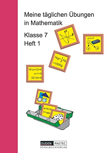 Imagen de archivo de Meine tglichen bungen in Mathematik Klasse 7 Heft 1 -Language: german a la venta por GreatBookPrices