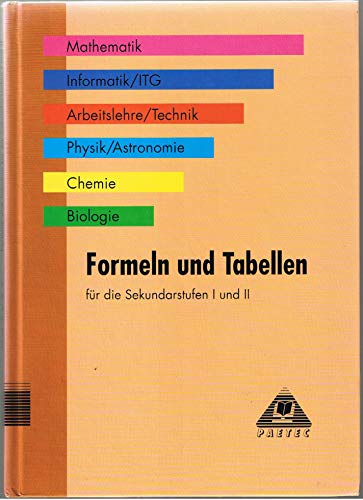 Stock image for Formeln und Tabellen fr die Sekundarstufen I und II for sale by medimops