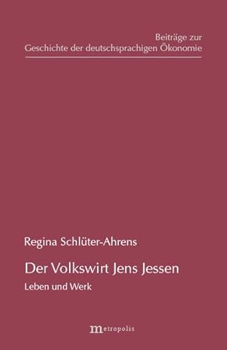 9783895183355: Der Volkswirt Jens Jessen